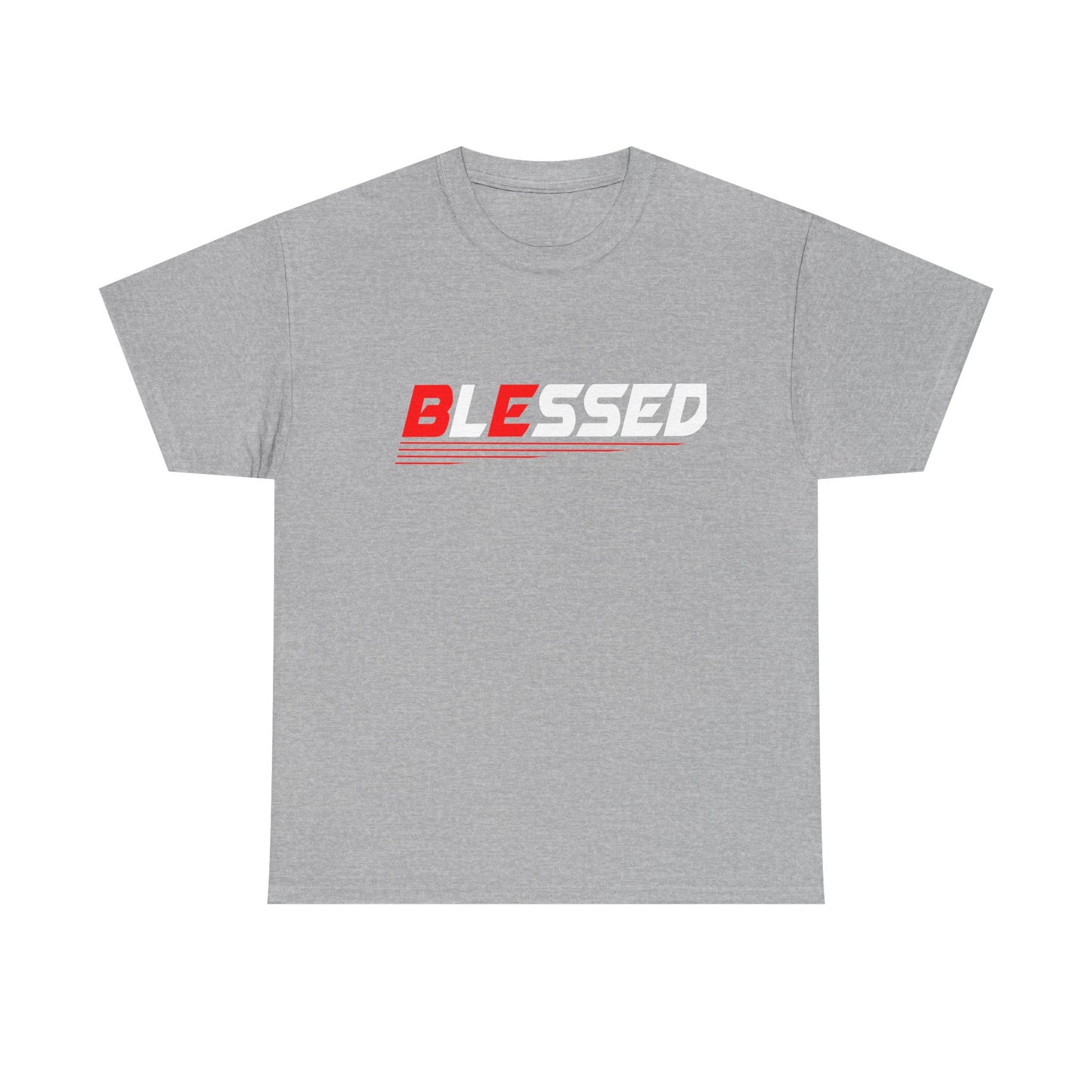 Blessed Unisex Heavy Cotton Tee | Motivational Shirt, Gift for Friends, Casual Wear, Spiritual Fashion, Everyday Comfort