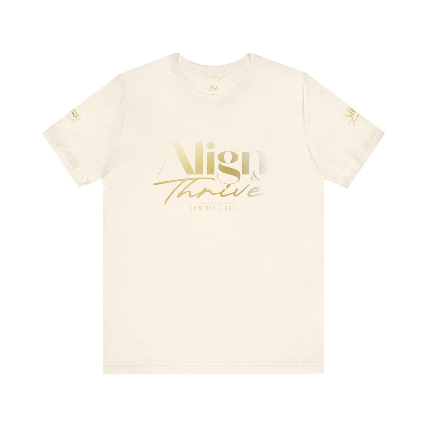 Unisex Motivational Tee - Align & Thrive | Inspirational Shirt for Fitness, Mental Health, Self-Care, Gift for Her, Casual Wear