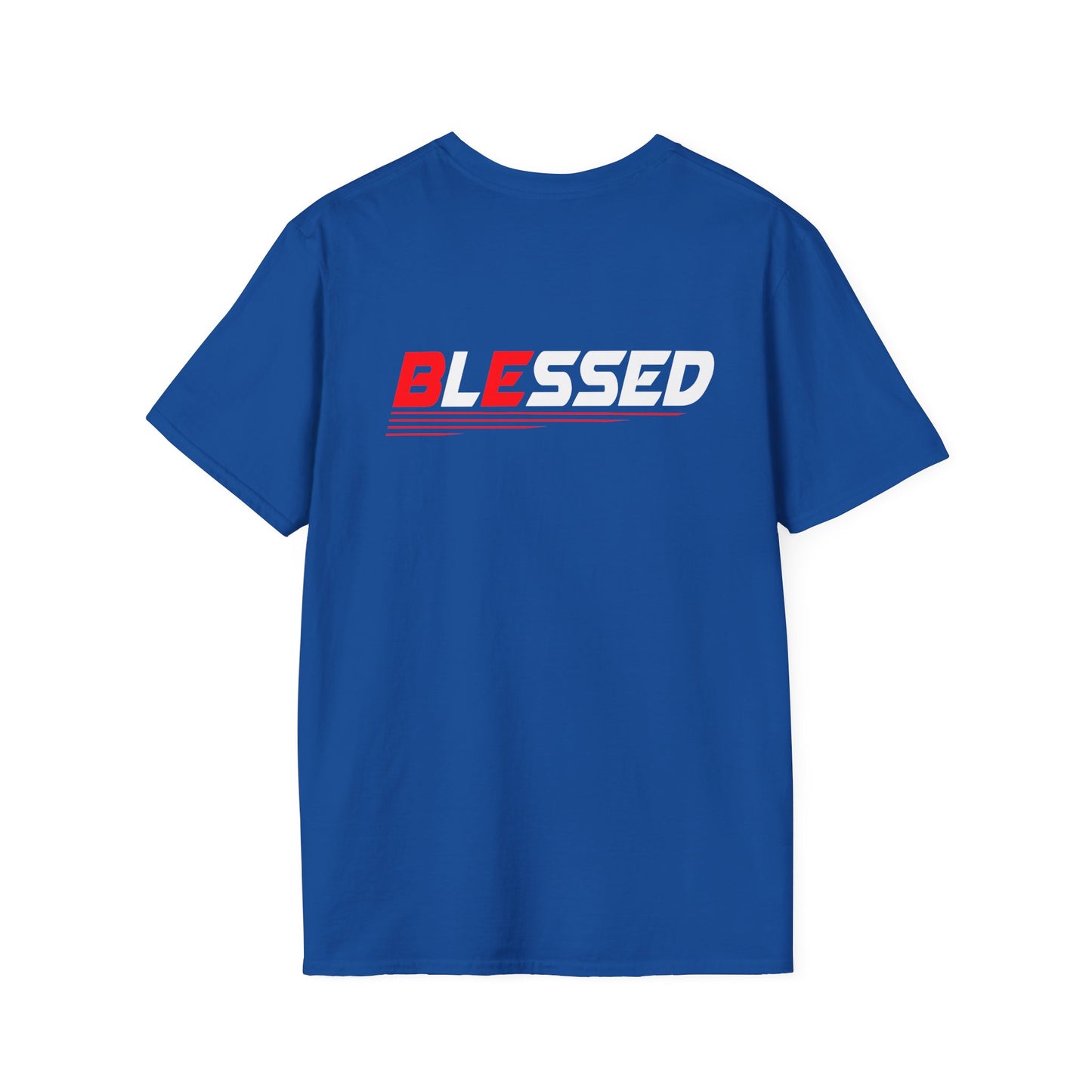 Blessed Motivational Unisex Softstyle T-Shirt | Casual Wear, Graphic Tee, Inspirational Gift, Everyday Comfort, Statement Shirt, Unique Style