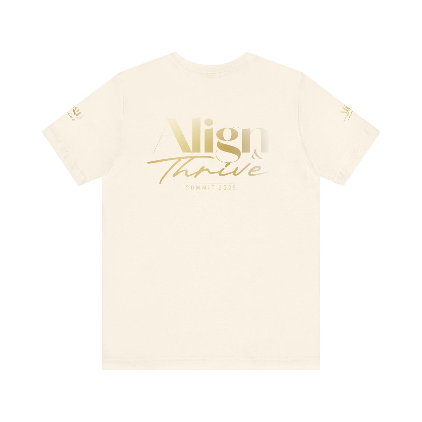 Unisex Motivational Tee - Align & Thrive | Inspirational Shirt for Fitness, Mental Health, Self-Care, Gift for Her, Casual Wear