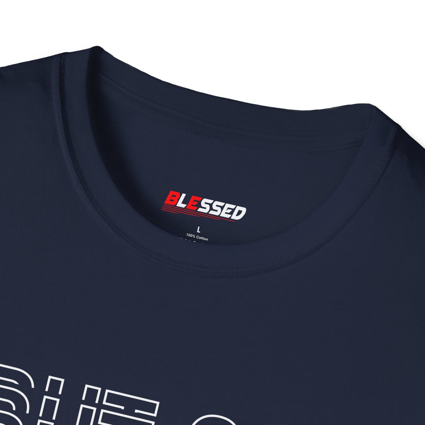 Blessed Motivational Unisex Softstyle T-Shirt | Casual Wear, Graphic Tee, Inspirational Gift, Everyday Comfort, Statement Shirt, Unique Style