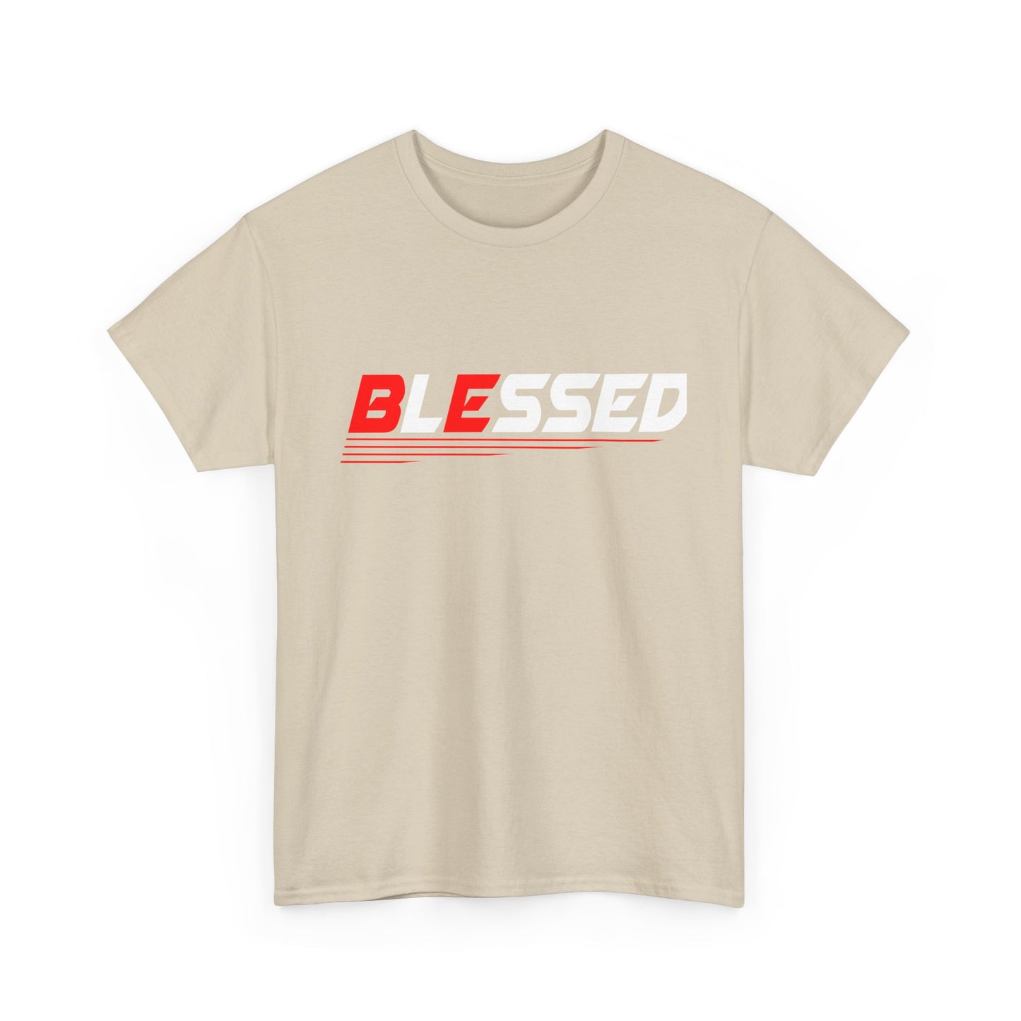 Blessed Unisex Heavy Cotton Tee | Motivational Shirt, Gift for Friends, Casual Wear, Spiritual Fashion, Everyday Comfort
