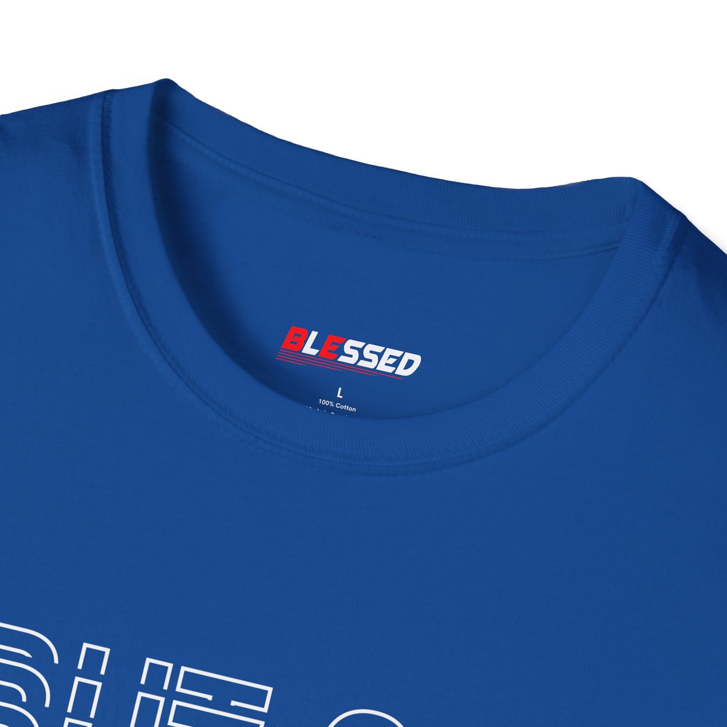 Blessed Motivational Unisex Softstyle T-Shirt | Casual Wear, Graphic Tee, Inspirational Gift, Everyday Comfort, Statement Shirt, Unique Style