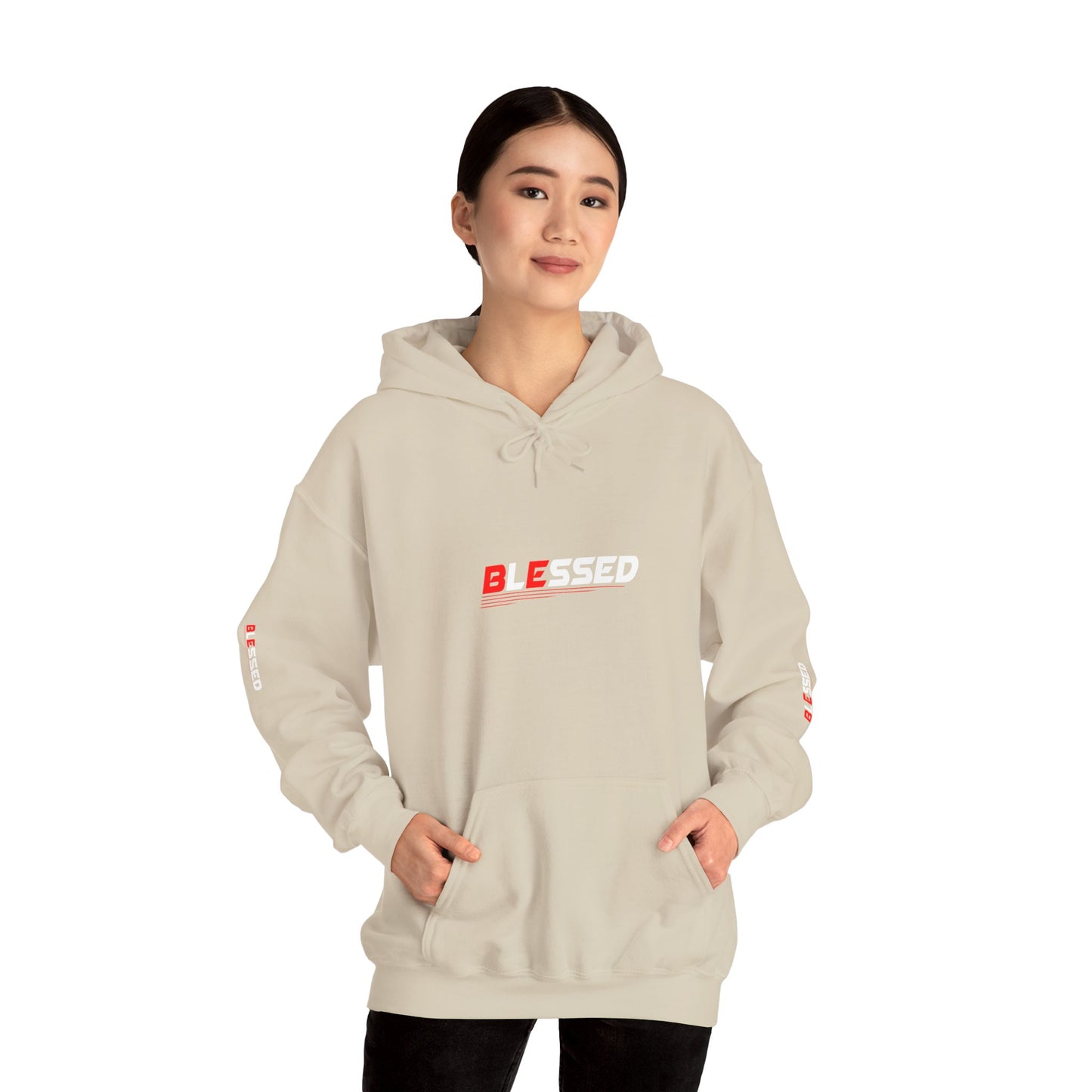 Blessed Unisex Heavy Blend Hoodie | Cozy Sweatshirt for Everyday Comfort, Gift for Faith and Inspiration, Perfect for Holidays & Casual Wear