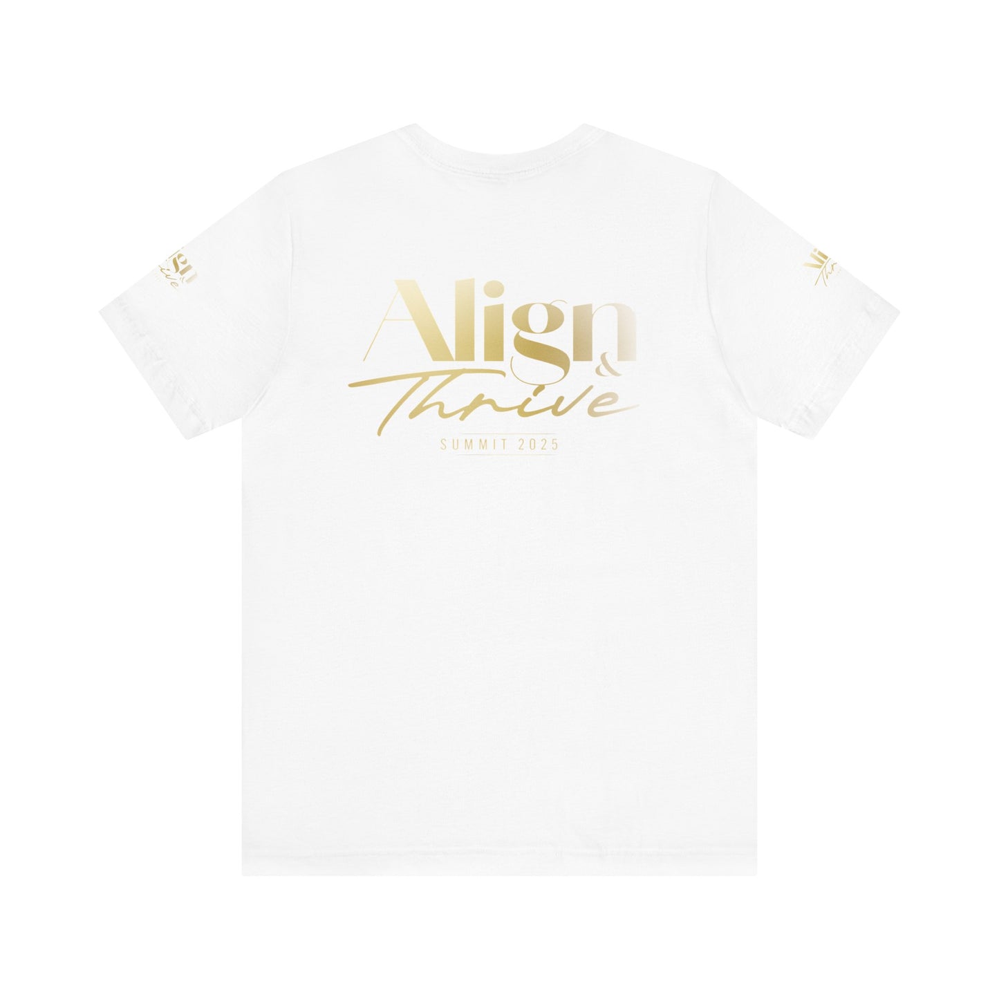 Unisex Motivational Tee - Align & Thrive | Inspirational Shirt for Fitness, Mental Health, Self-Care, Gift for Her, Casual Wear