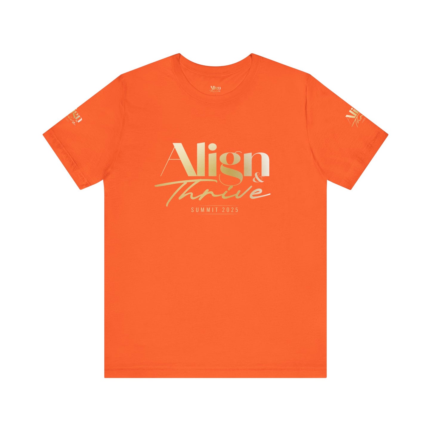 Unisex Motivational Tee - Align & Thrive | Inspirational Shirt for Fitness, Mental Health, Self-Care, Gift for Her, Casual Wear