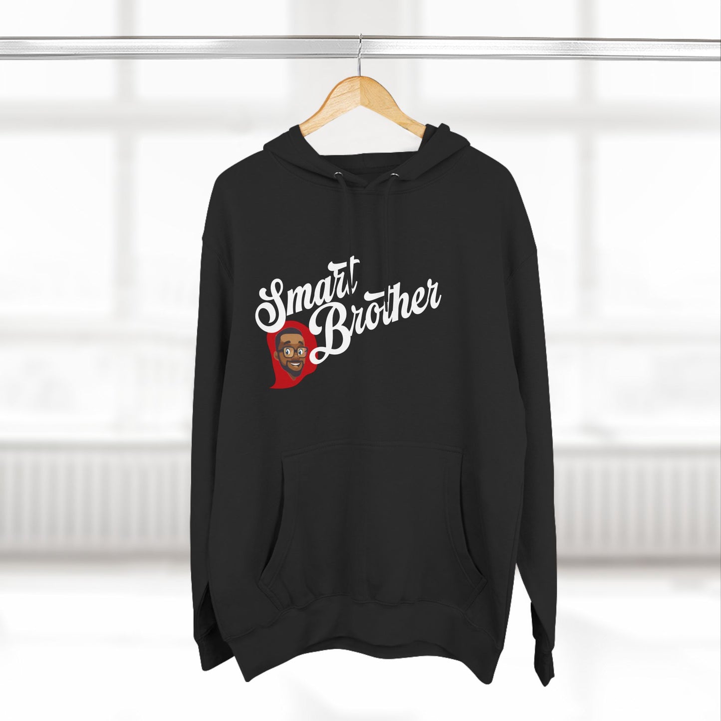 Smart Brother Three-Panel Fleece Hoodie