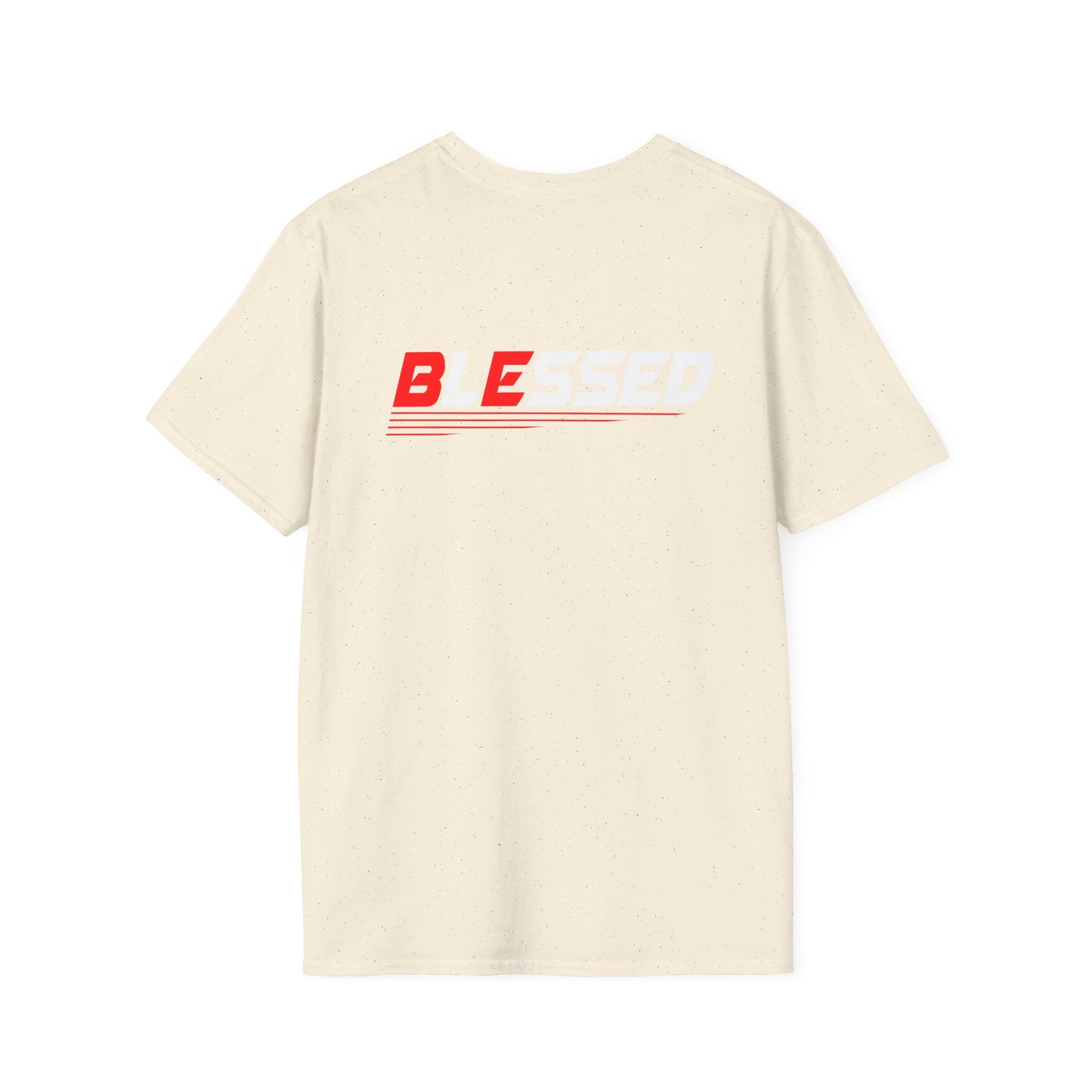 Blessed Motivational Unisex Softstyle T-Shirt | Casual Wear, Graphic Tee, Inspirational Gift, Everyday Comfort, Statement Shirt, Unique Style