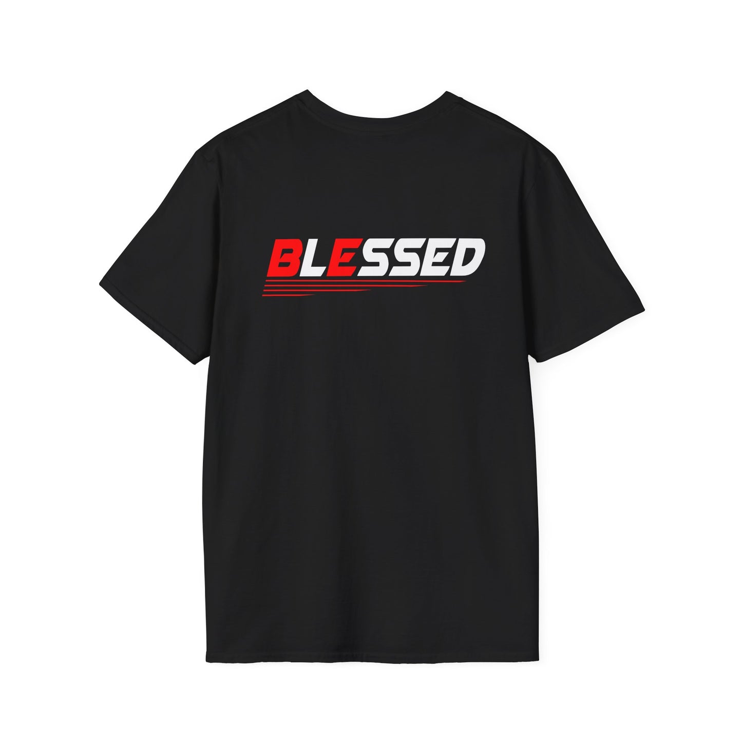 Blessed Motivational Unisex Softstyle T-Shirt | Casual Wear, Graphic Tee, Inspirational Gift, Everyday Comfort, Statement Shirt, Unique Style