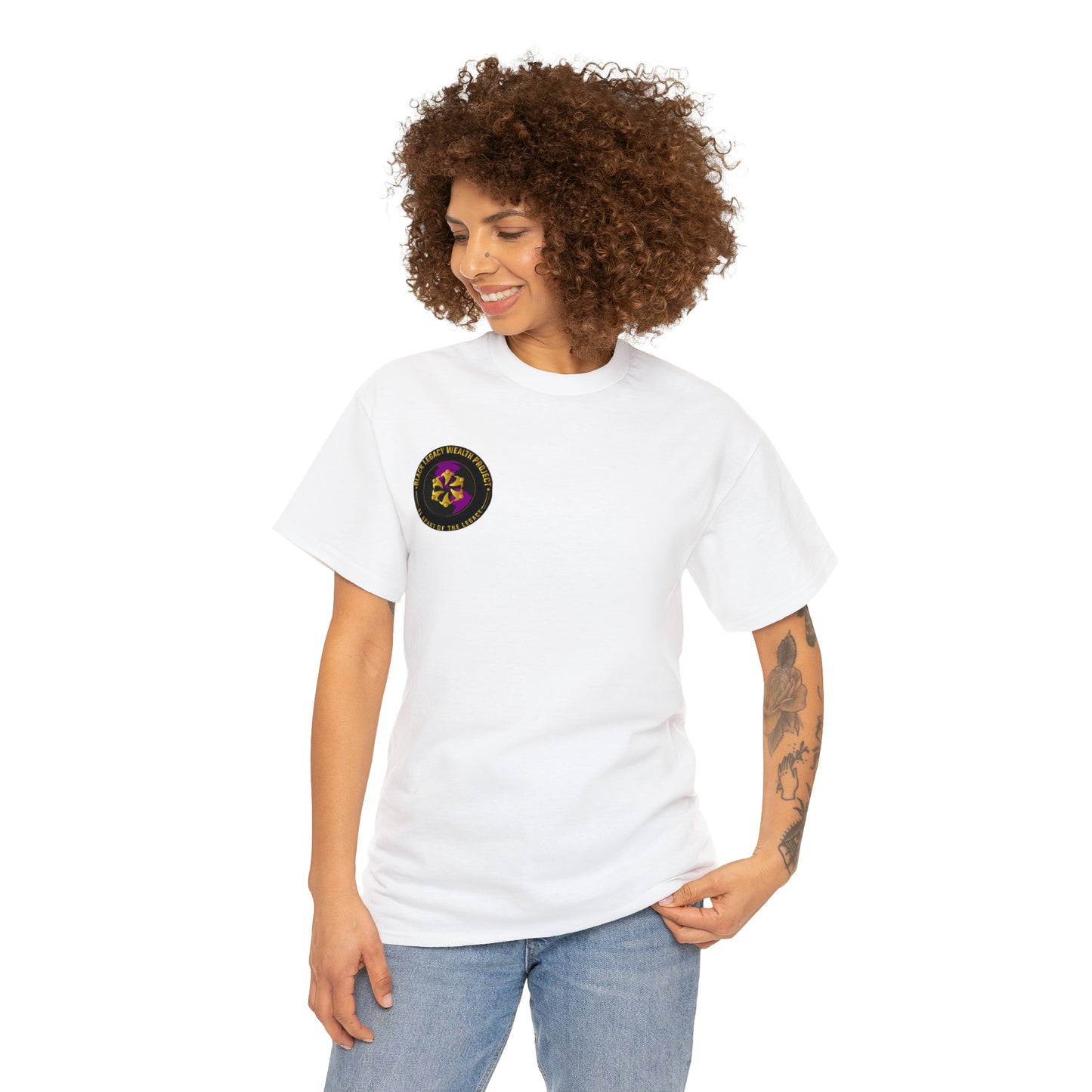 Women's Black Legacy Wealth Project Heavy Cotton Tee