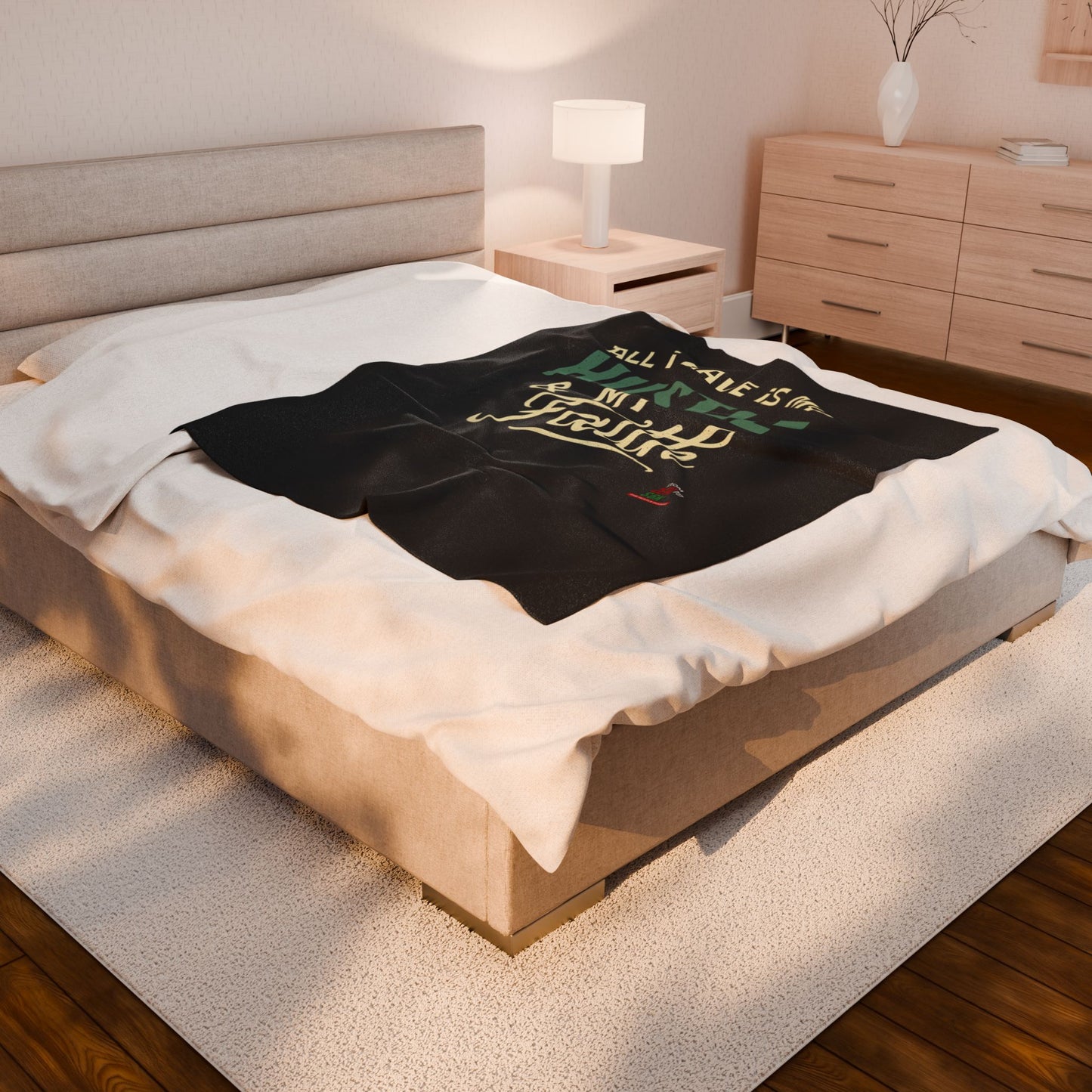 Faith & Hustle Lovers, Home Decor, Motivational Bedroom Accessory