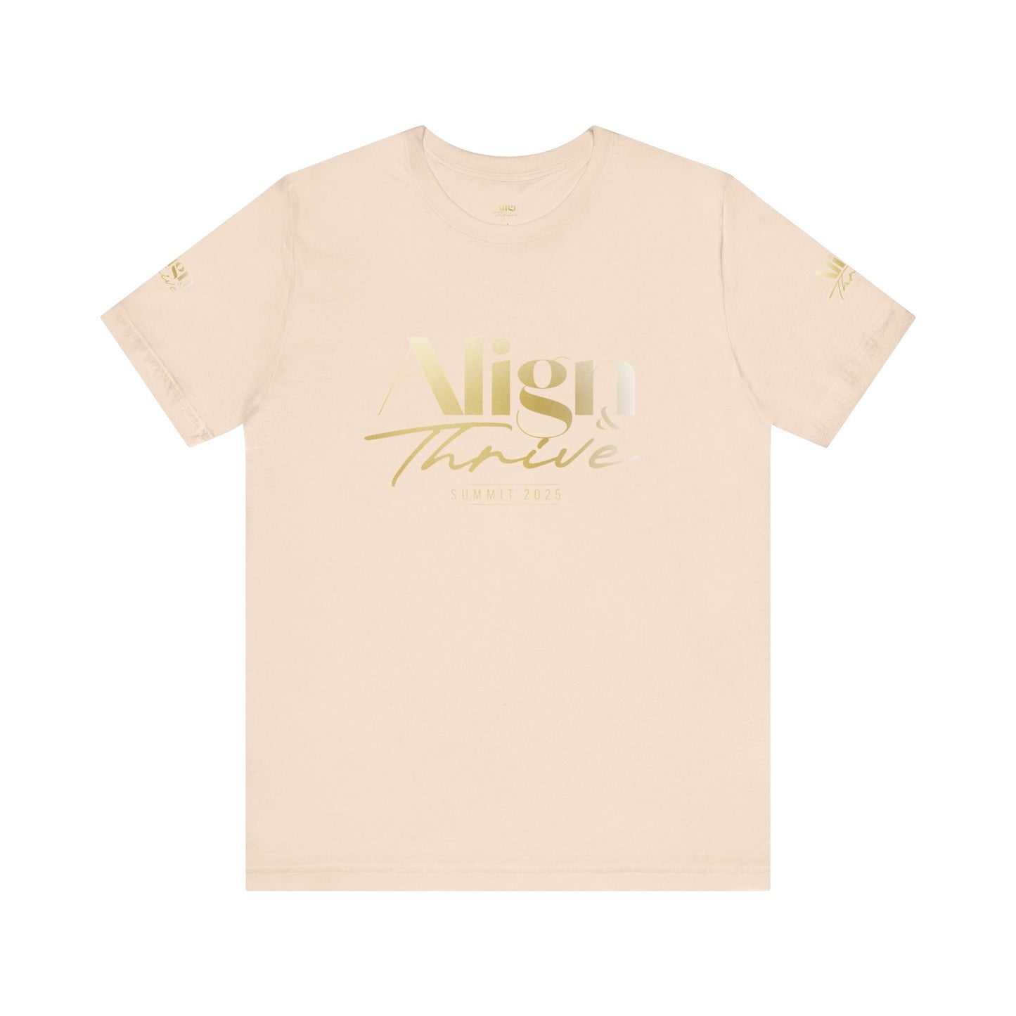 Unisex Motivational Tee - Align & Thrive | Inspirational Shirt for Fitness, Mental Health, Self-Care, Gift for Her, Casual Wear