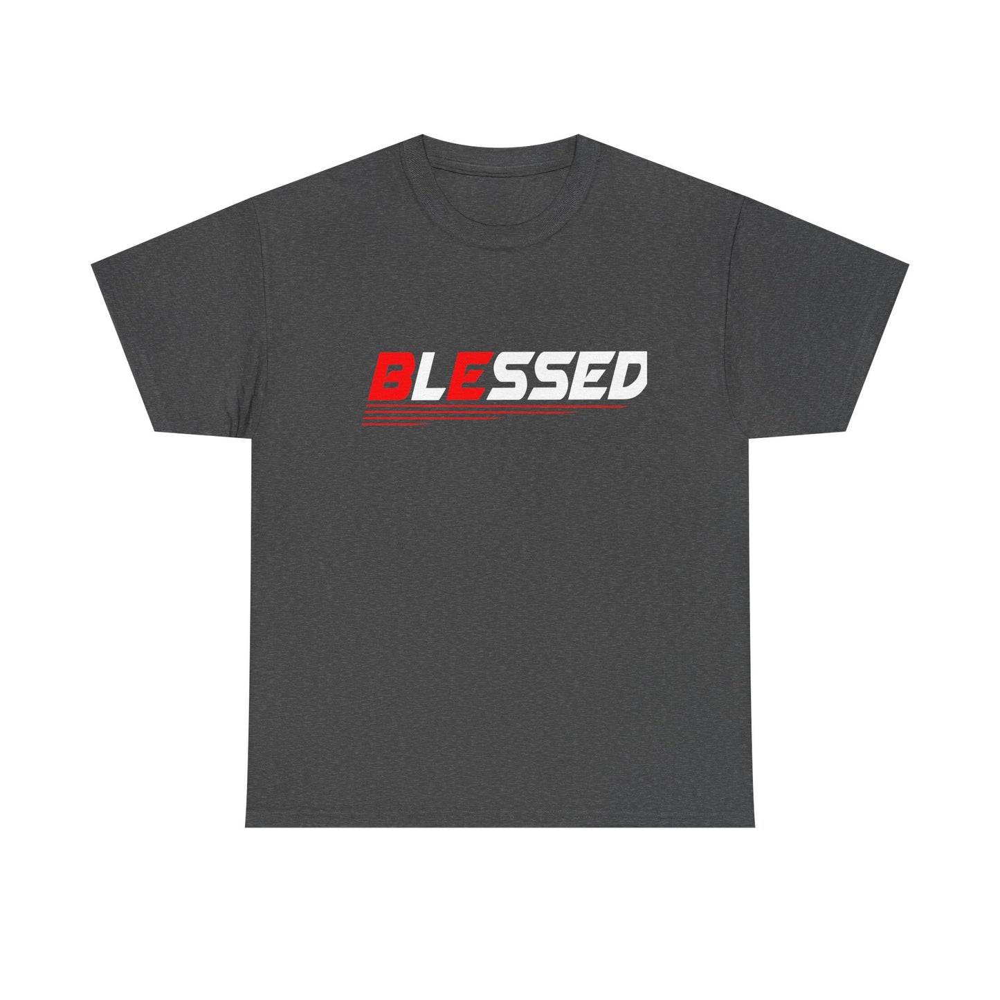 Blessed Unisex Heavy Cotton Tee | Motivational Shirt, Gift for Friends, Casual Wear, Spiritual Fashion, Everyday Comfort