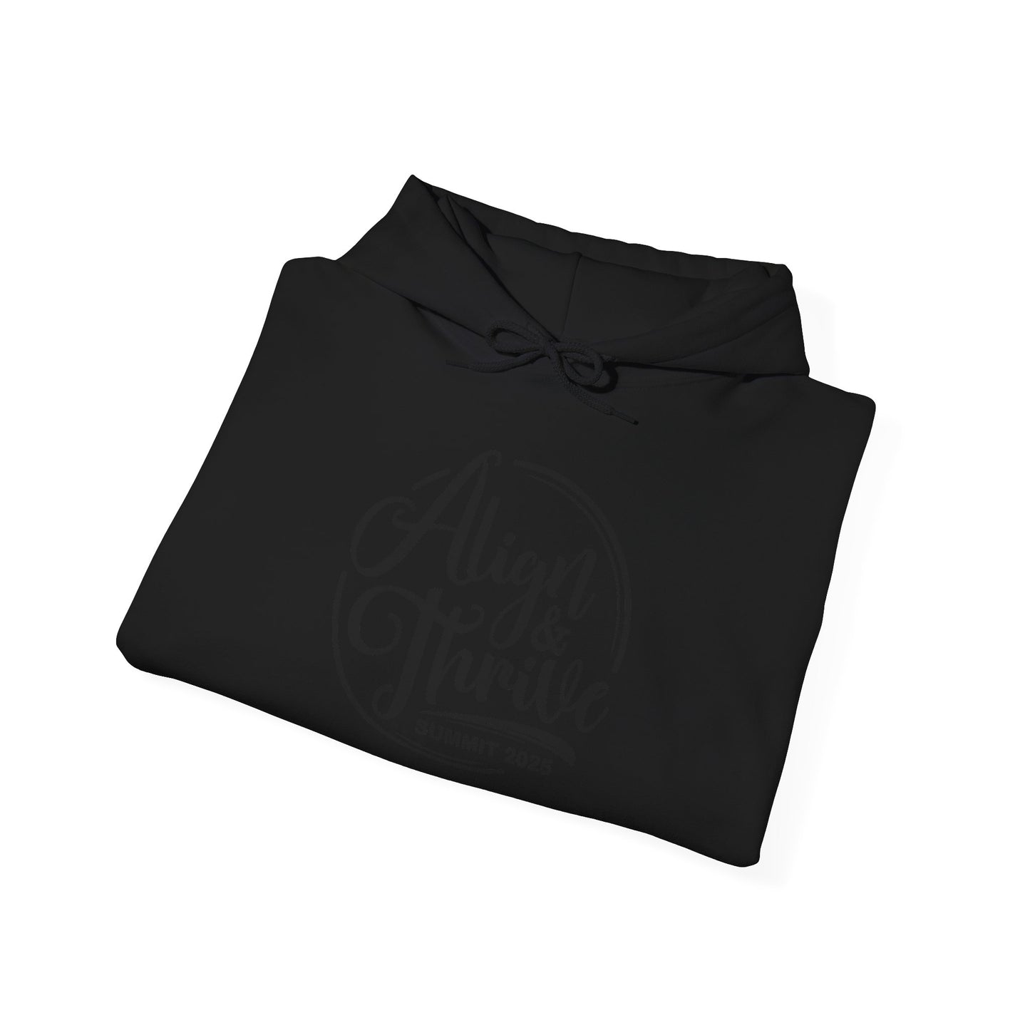 Align & Thrive Unisex Hooded Sweatshirt for Self-Care, Wellness Events, Motivational Gift, Cozy Lifestyle