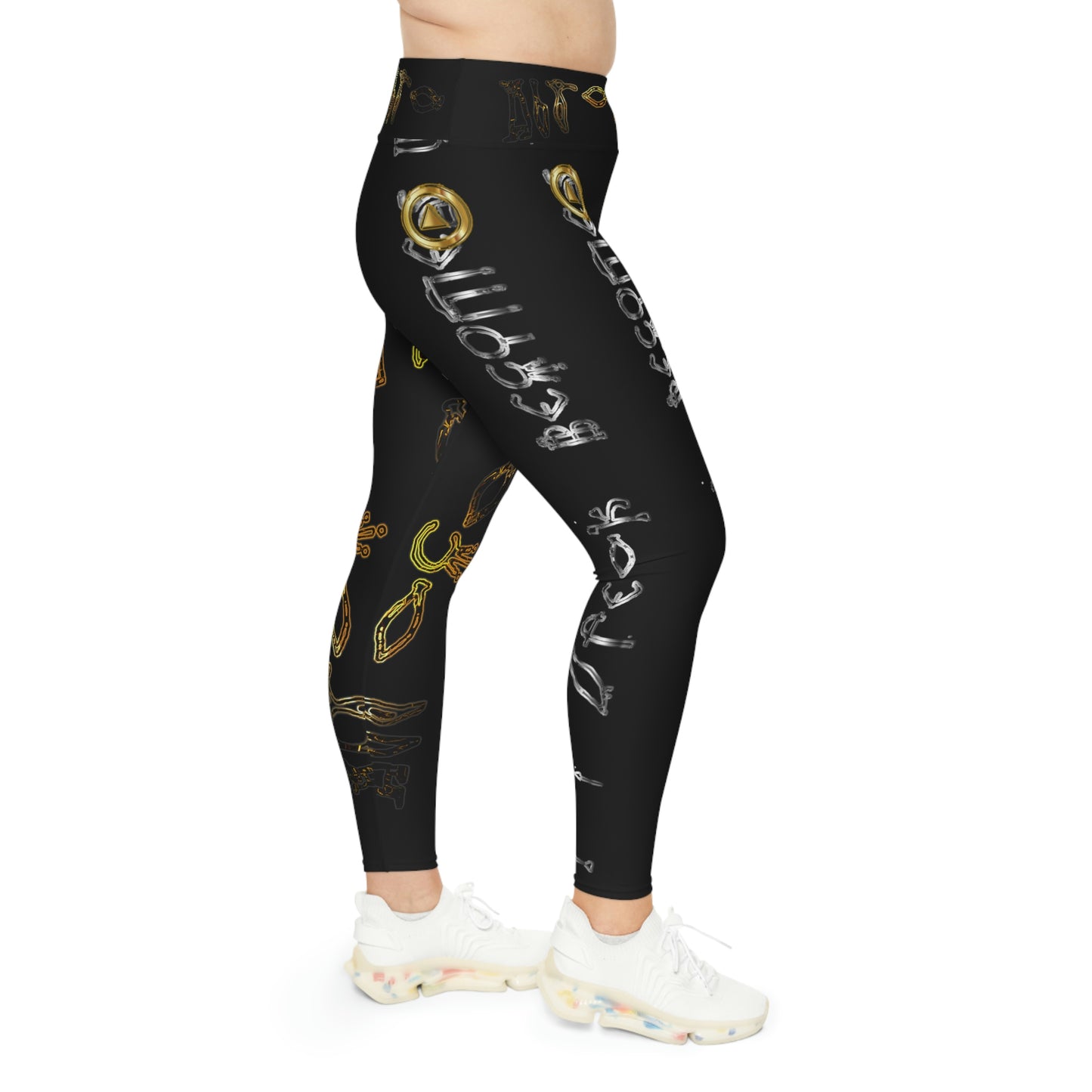 What I speak Becomes Plus Size Leggings