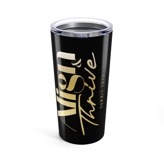 Align & Thrive Vertical  20oz Tumbler - Align & Thrive Design, Motivational Travel Mug, Inspirational Drinkware, Gift for Entrepreneurs, Office Supplies